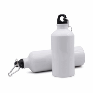 Botella de aluminio blanco